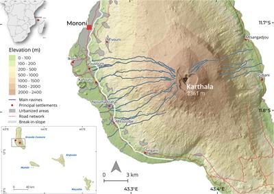 Modeling Lahars on a Poorly Eroded Basaltic Shield: Karthala Volcano, Grande Comore Island